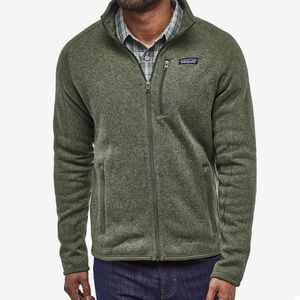Patagonia Men's Better Sweater Full Zip Up Fleece Jacket Industrial Green Small